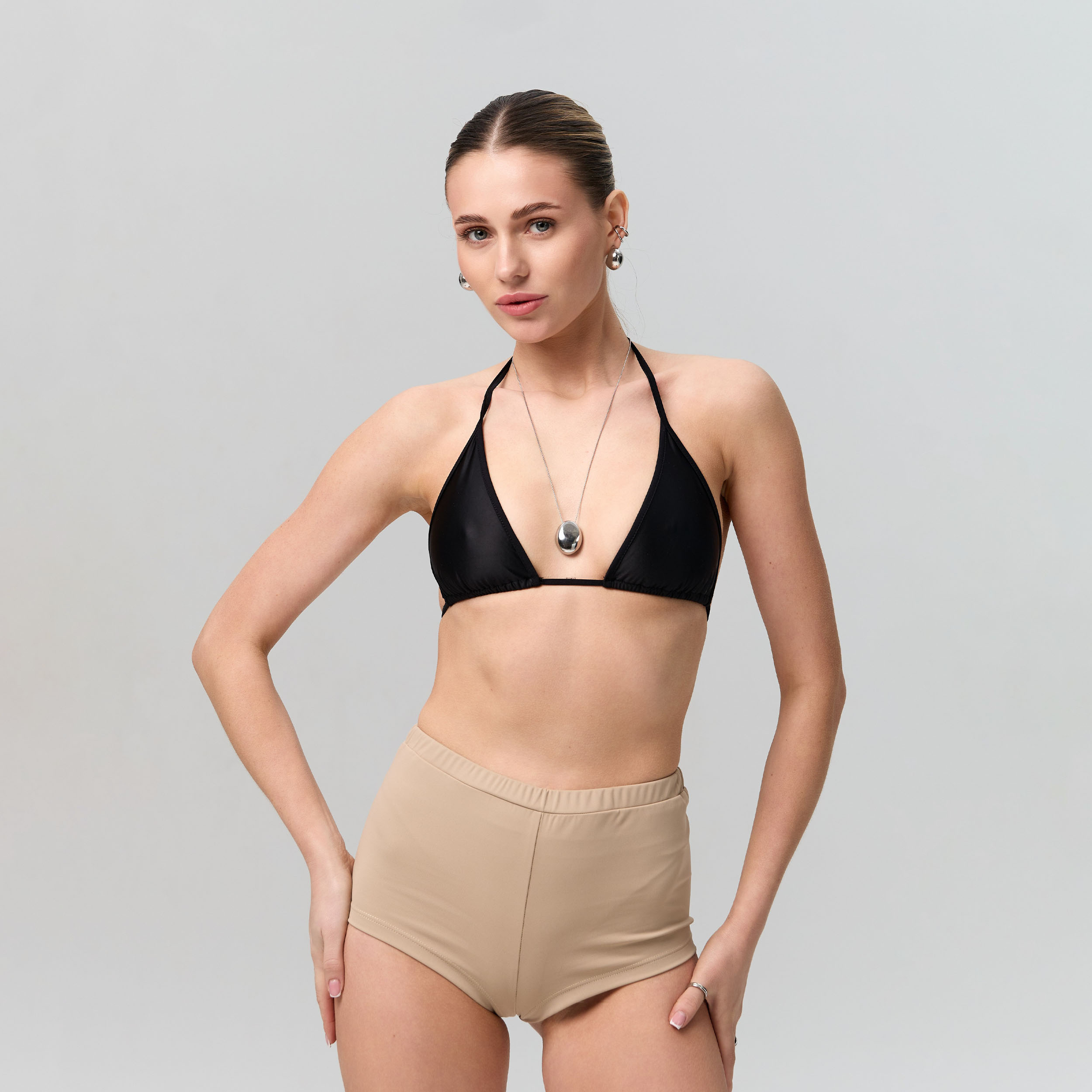 Beige Boxer Shorts