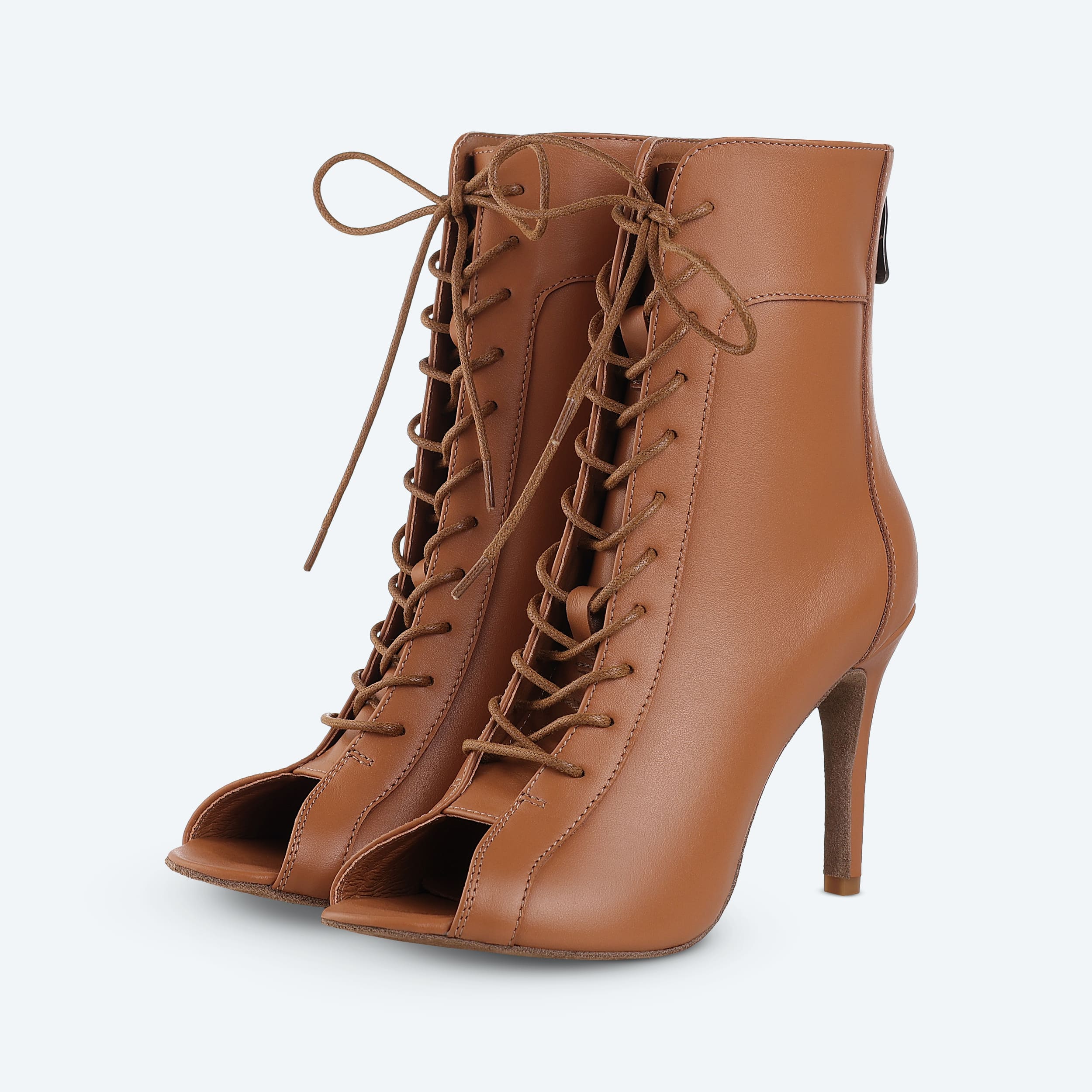 Caramel Heels – buty High Heels z naturalnej skóry (9 cm)